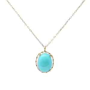 Amazon | ［Barzaz(バルザス)］ 18金 ネックレス ターコイズ